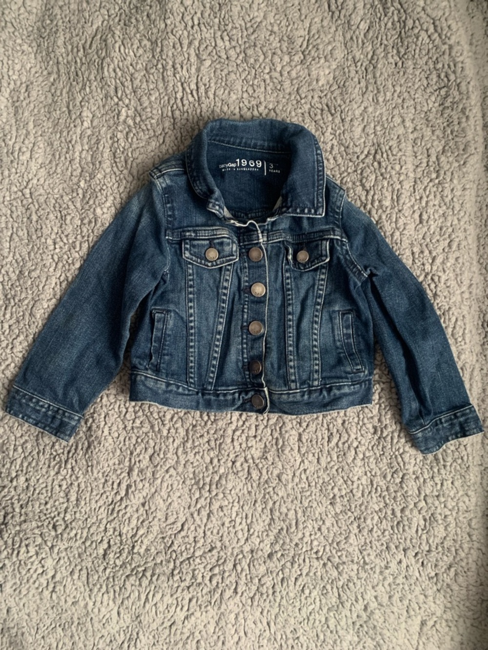 GAP Kids Girl or Boy Indigo Denim Jean Jacket